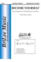 Become Yourself Unison/Two-Part choral sheet music cover